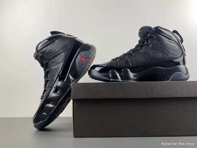 Kick Theory Jordan Patent Bred Air 9 Retro 302370-014 0507